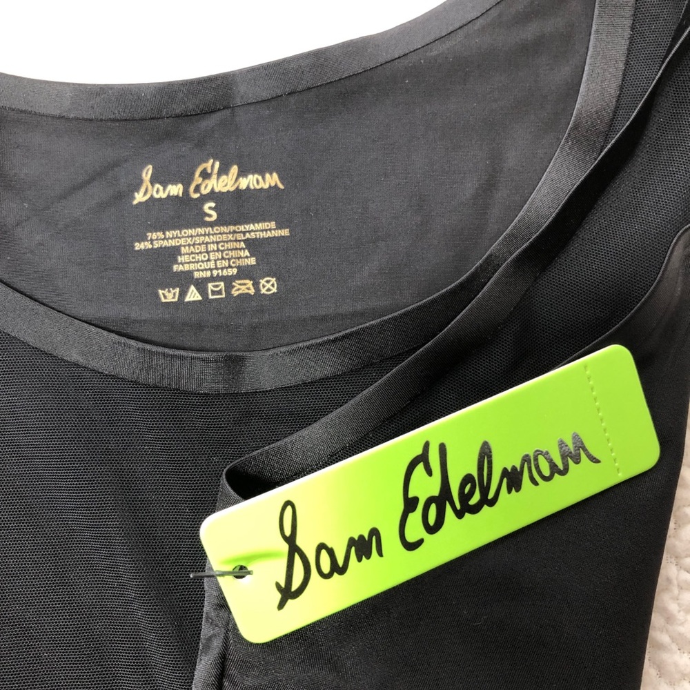Sam Edelman Black Bonded Bodysuit Size S - Picture 6 of 8